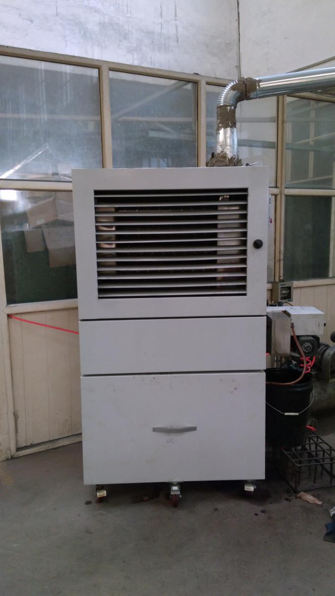 환경 친화적 요기 오일 히터 12000 M3 / H 공기 출력 0.6 Kw 팬 모터 0